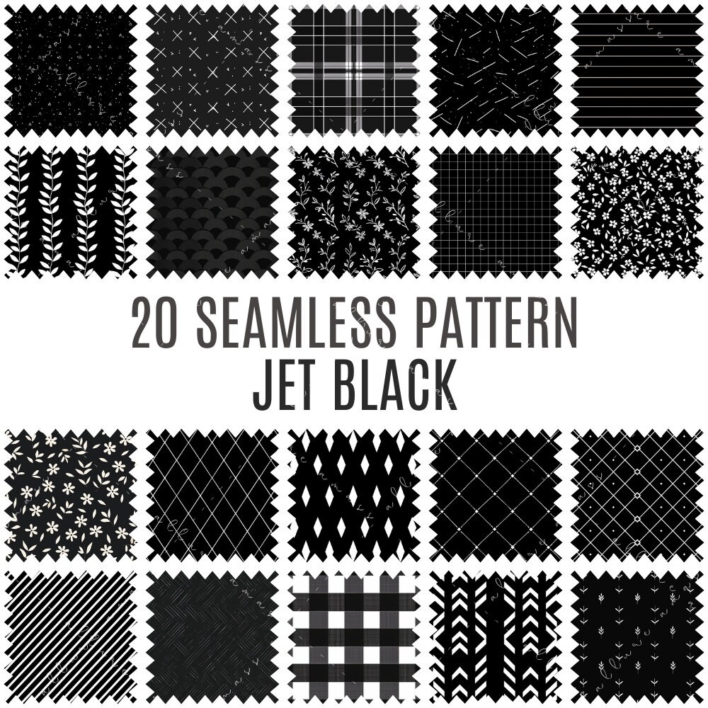 Urban Chic Bundle | 80 Seamless Patterns | High Resolution Digital ...
