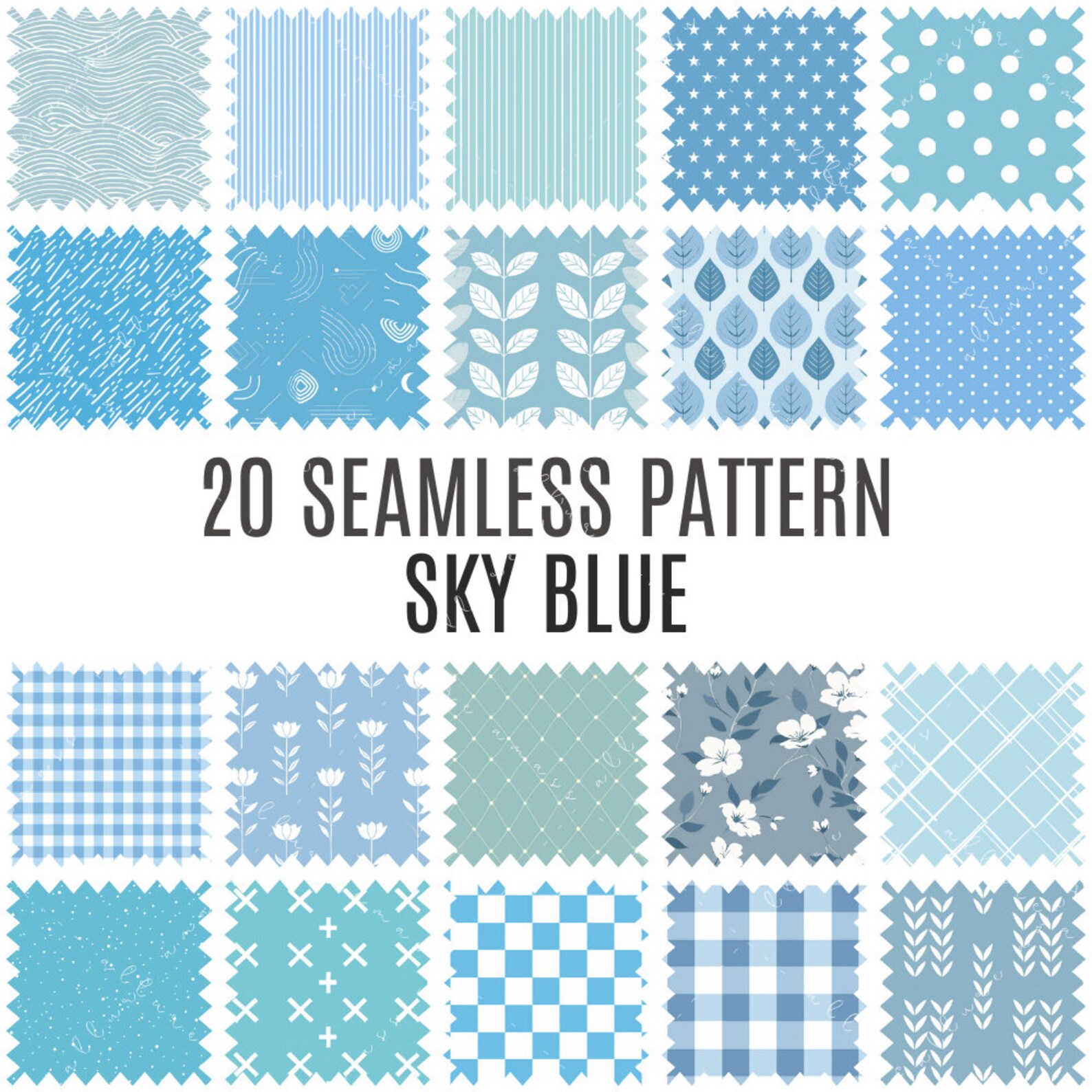 Spring Renewal Bundle | 80 Seamless Patterns | High Resolution Digital ...