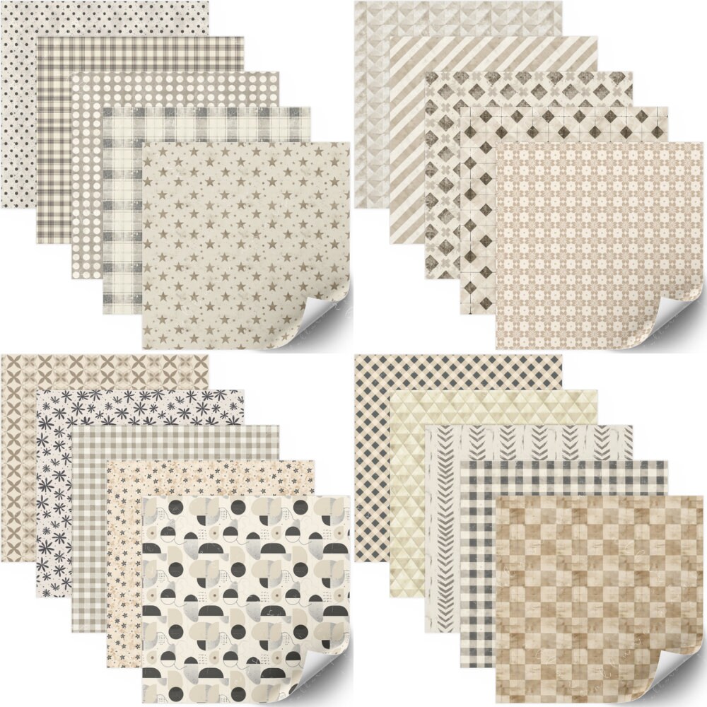 Urban Chic Bundle | 80 Seamless Patterns | High Resolution Digital ...