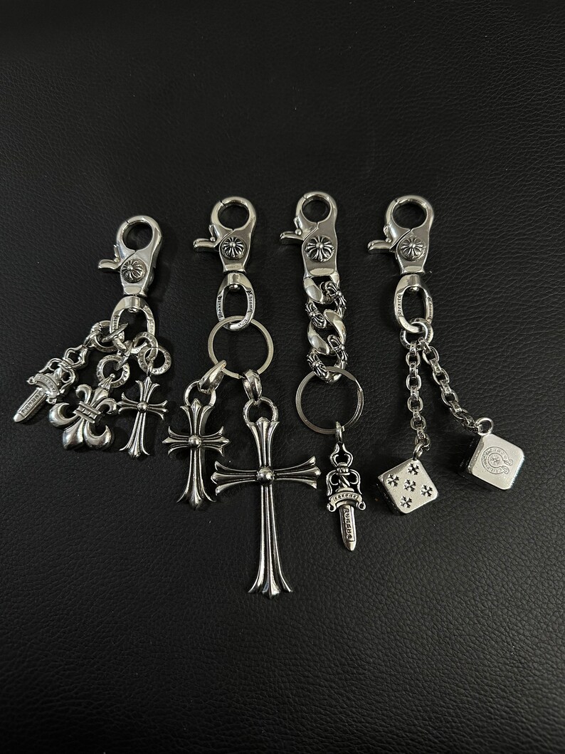 Hrome Heart Dice Keychain,chrome Hearts Style Design, Inspired Chrome
