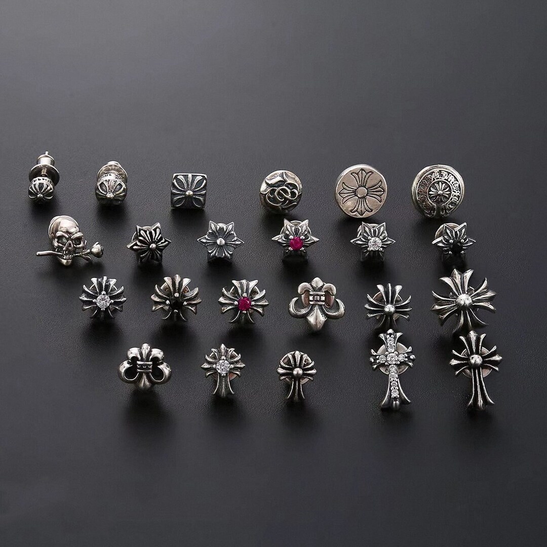 Chrome Hearts Earringslight Luxury Earringshandmade Etsy