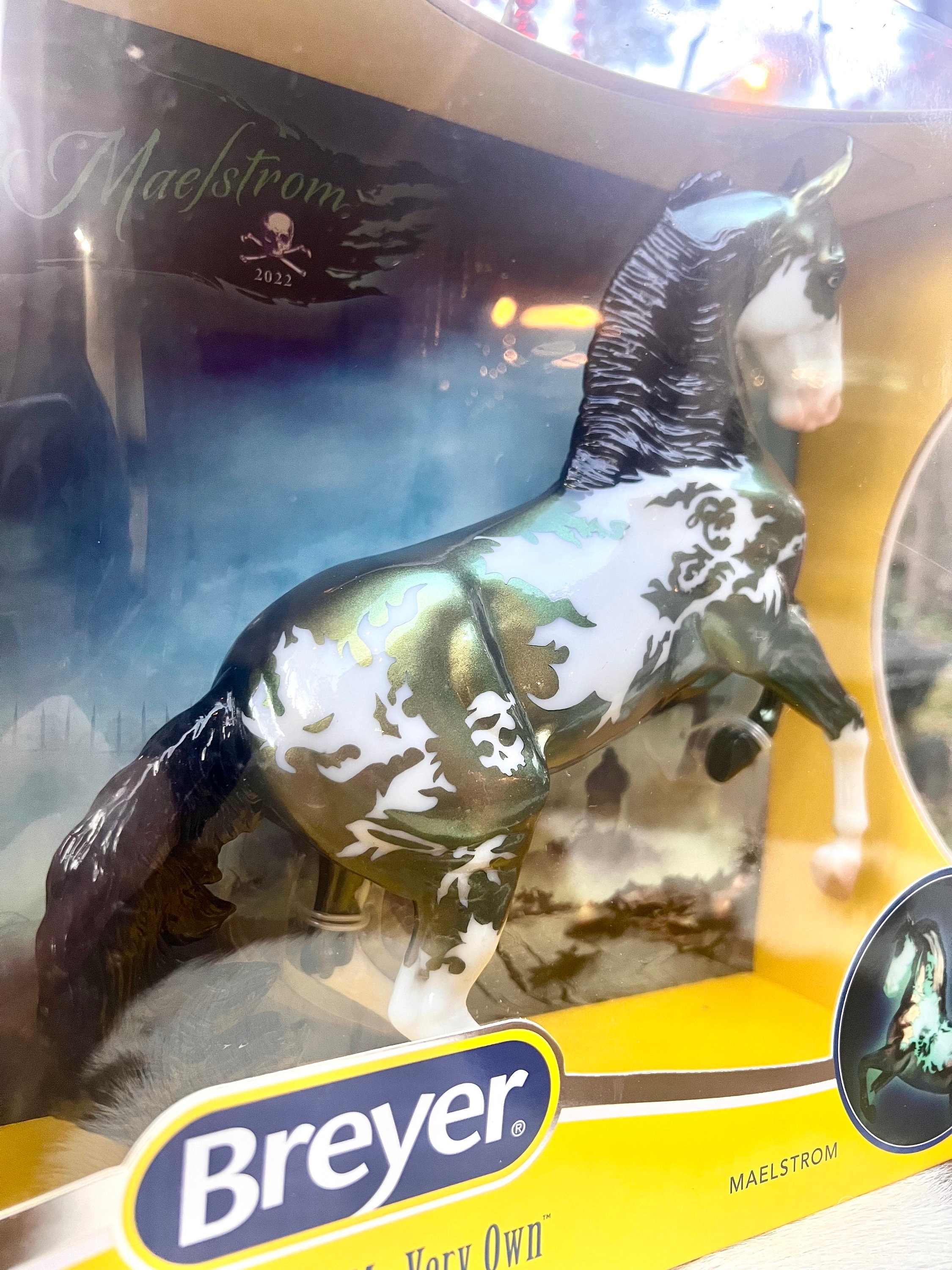 Breyer Glossy 2022 Maelstrom Halloween Horse Series Special Run Glow in