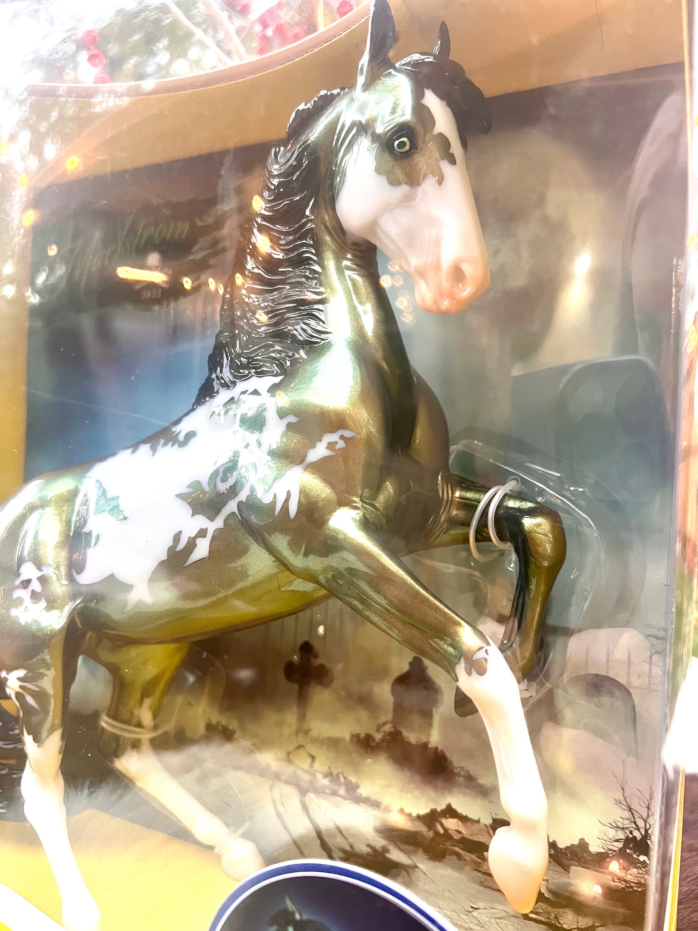 Breyer Glossy 2022 Maelstrom Halloween Horse Series Special Run Glow in