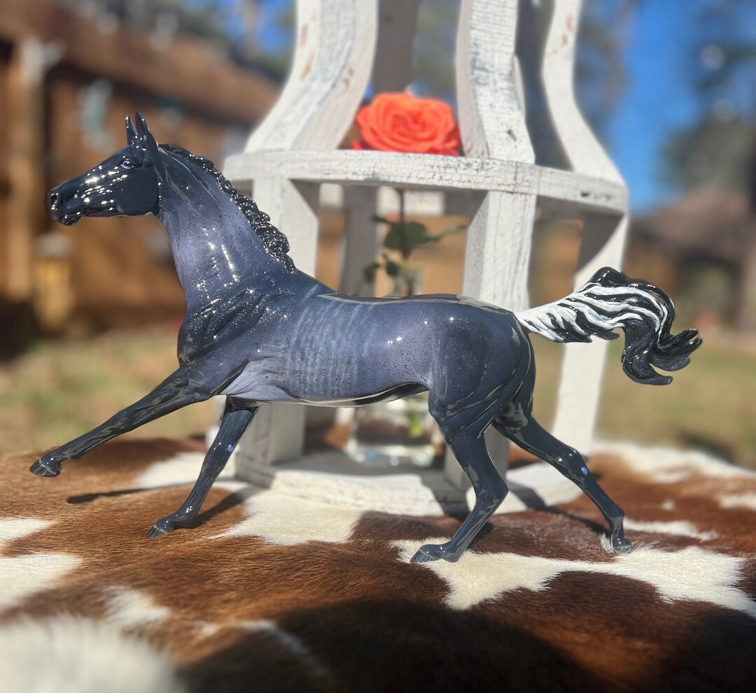 Breyer Custom Painted OOAK Akhal-teke Rabicano Decorator High Gloss - Etsy