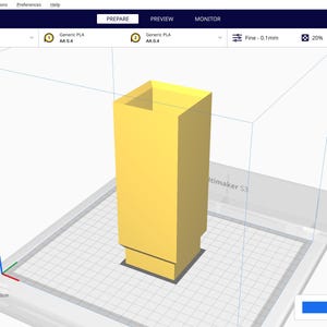 Leg and Table Connector for IKEA LACK 55x55 cm Side Table *Multiple leg extenders can be stacked on one leg* 3D Printable with Less Support!