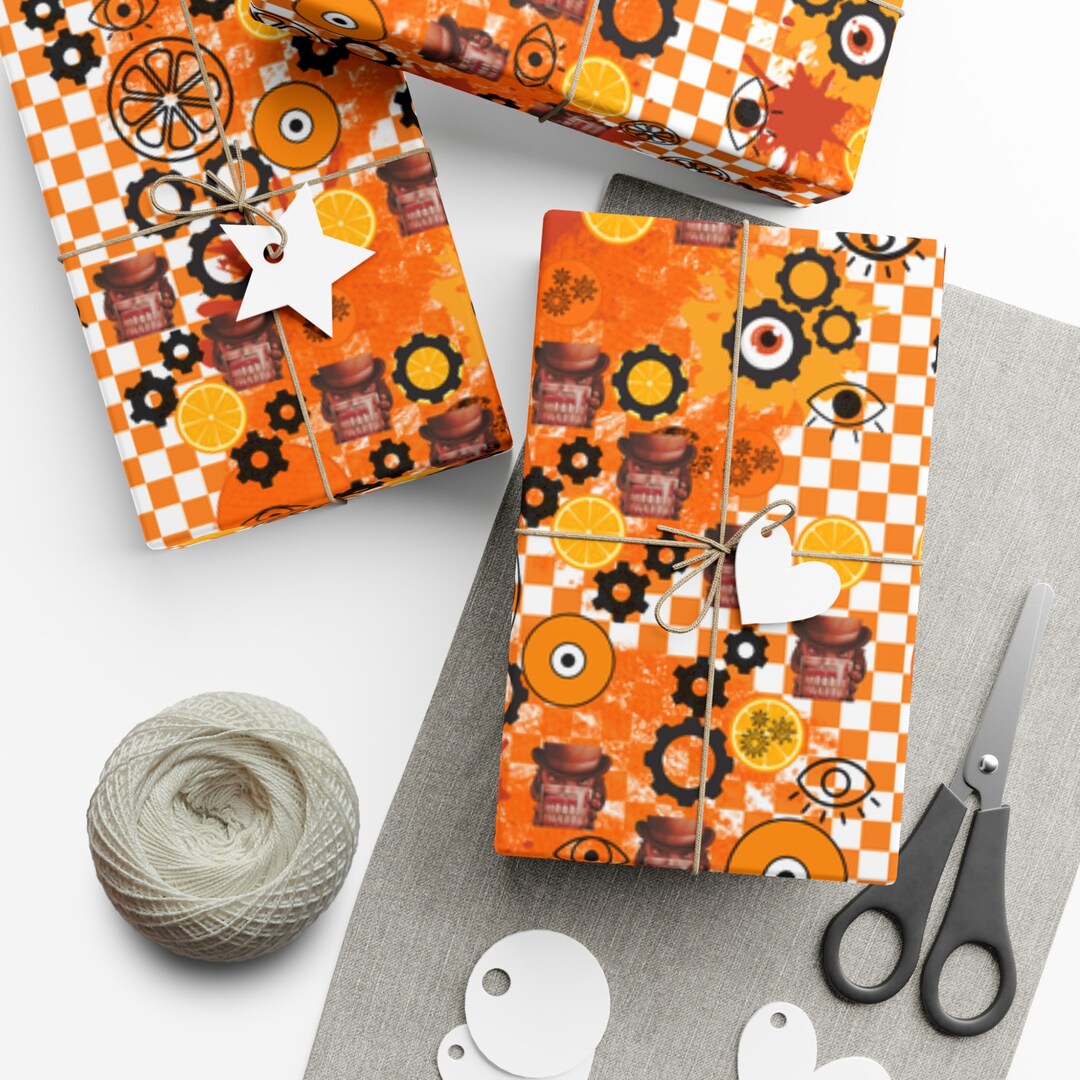 A Clockwork Orange Inspired Birthday Gift Wrap Paper - Etsy
