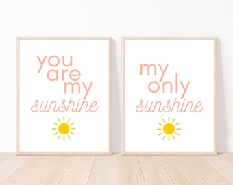 You Are My Sunshine Print | Kids Nursery Decor (Digital Download)