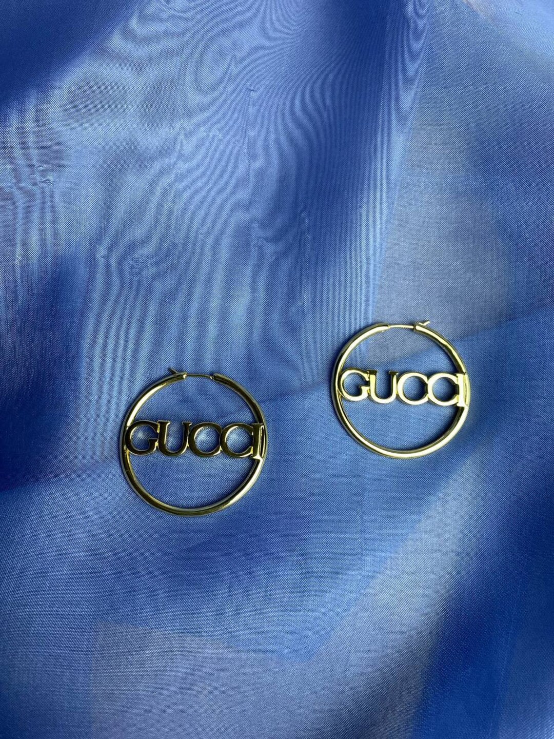 Vintage Jewelry Gucci Hoops 4cm Earrings Etsy