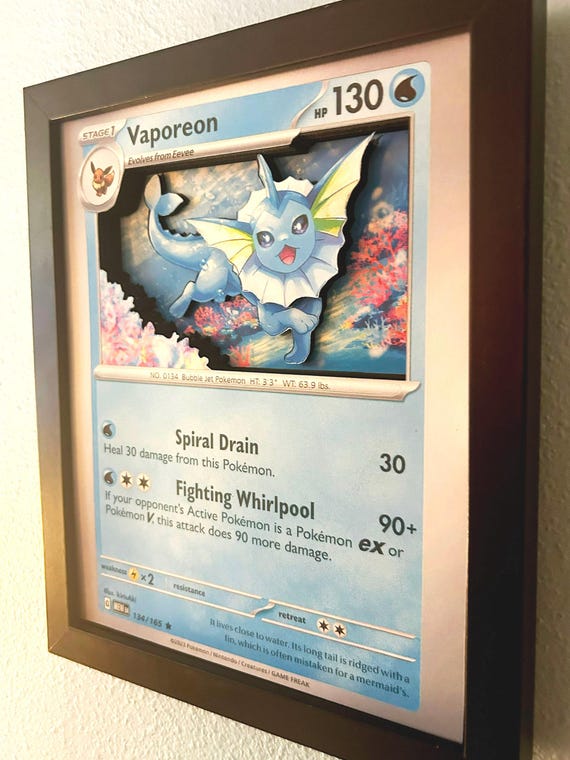 3d pokemon card poster Pokemon Cards TCG 3D Lenticular Poster – Dimendrix™
