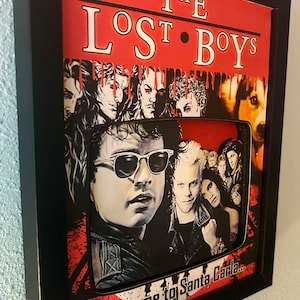 The Lost Boys 3D Shadow Box, 8x10, 80s Movie Tribute
