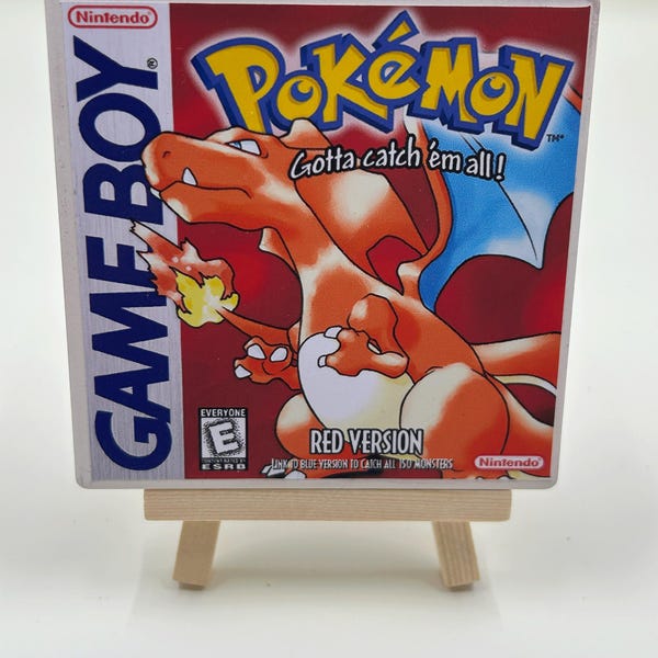 Set de posavasos Pixel Power: Caja de juego retro con caballetes