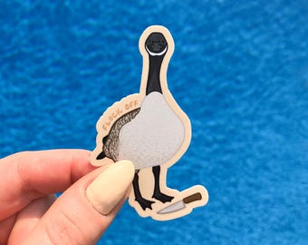 Canada Goose Sticker | Funny Animal Vinyl Decal | Canadian Sticker