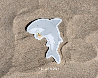 Cute Shark Sticker B GRADE* | Animal Sticker | Shark Lover Gift | Ocean Sticker | Shark Week