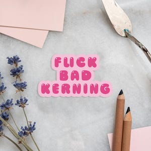 Graphic Design Sticker | Funny Sticker | Gift for Graphic Designer | Bad Kerning Sticker