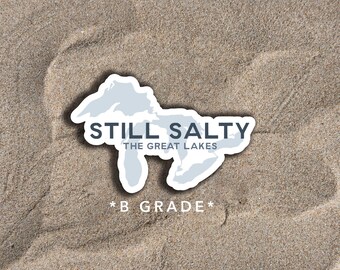 Great Lakes Sticker B GRADE*  | Beach Sticker | Salty Sticker | Gift for Beach Lovers