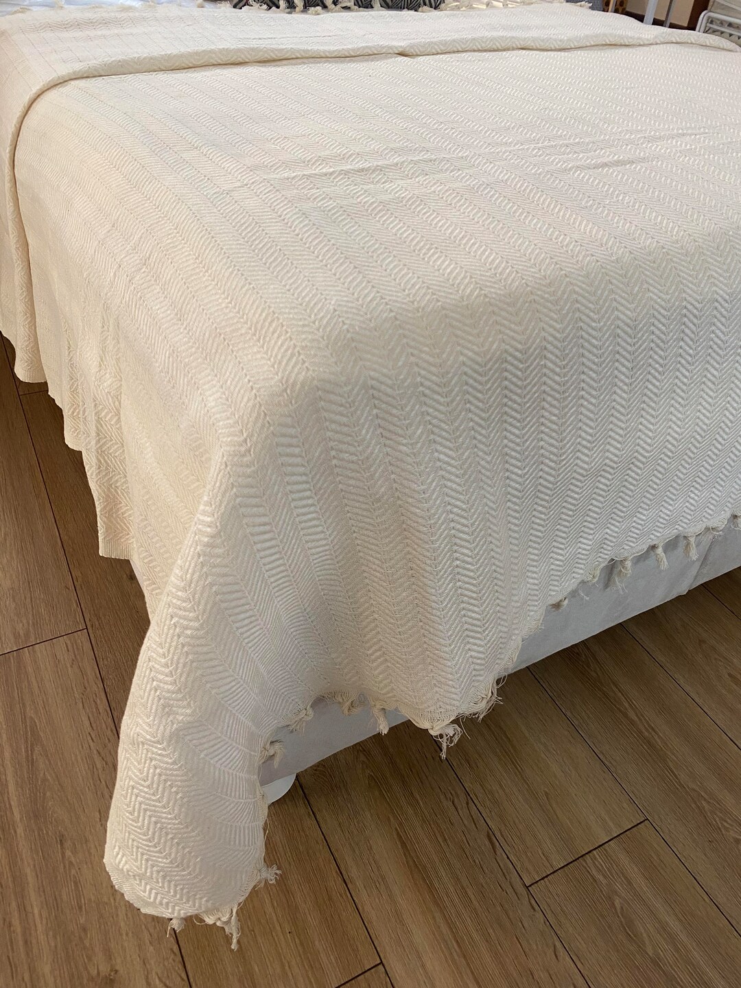 Hemp Bedspread Hemp Pique Hemp Seat Cover Bed Cover Made of Etsy
