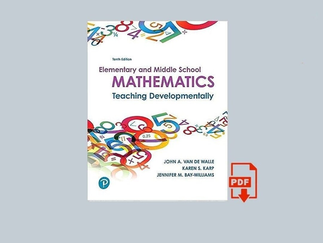 Elementary and Middle School Mathematics: Teaching - Etsy
