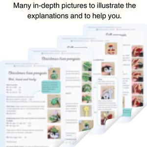 many pictures in the pattern to help you.