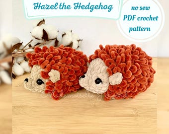 Hedgehog Crochet Pattern: No Sew Amigurumi (Digital PDF)