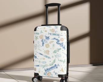 Maleta con temática de enfermería, equipaje de viaje para enfermeras / Opción de monograma médico