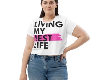 Best Life Crop Tee