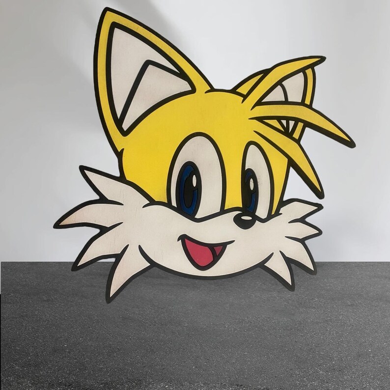 Tails Sonic Wooden Display - Etsy