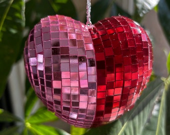 Disco Heart Ornament | Two Colors