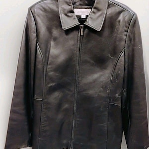 Liz Claiborne Leather Jacket - Etsy