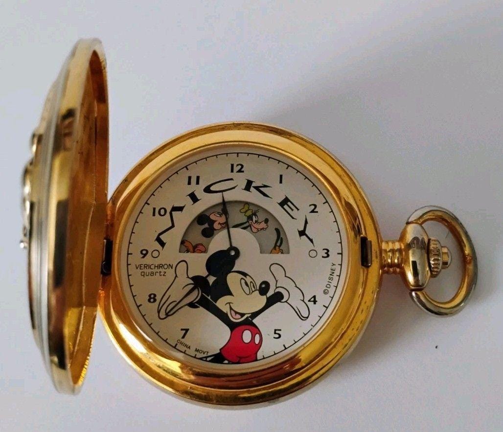 Mickey mouse pocket watch - Etsy 日本