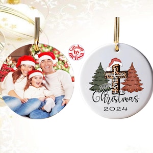 Custom Photo Christmas Ornament: Personalized Family Keepsake