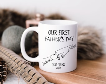 Personalized First Father's Day Mug: New Dad Gift