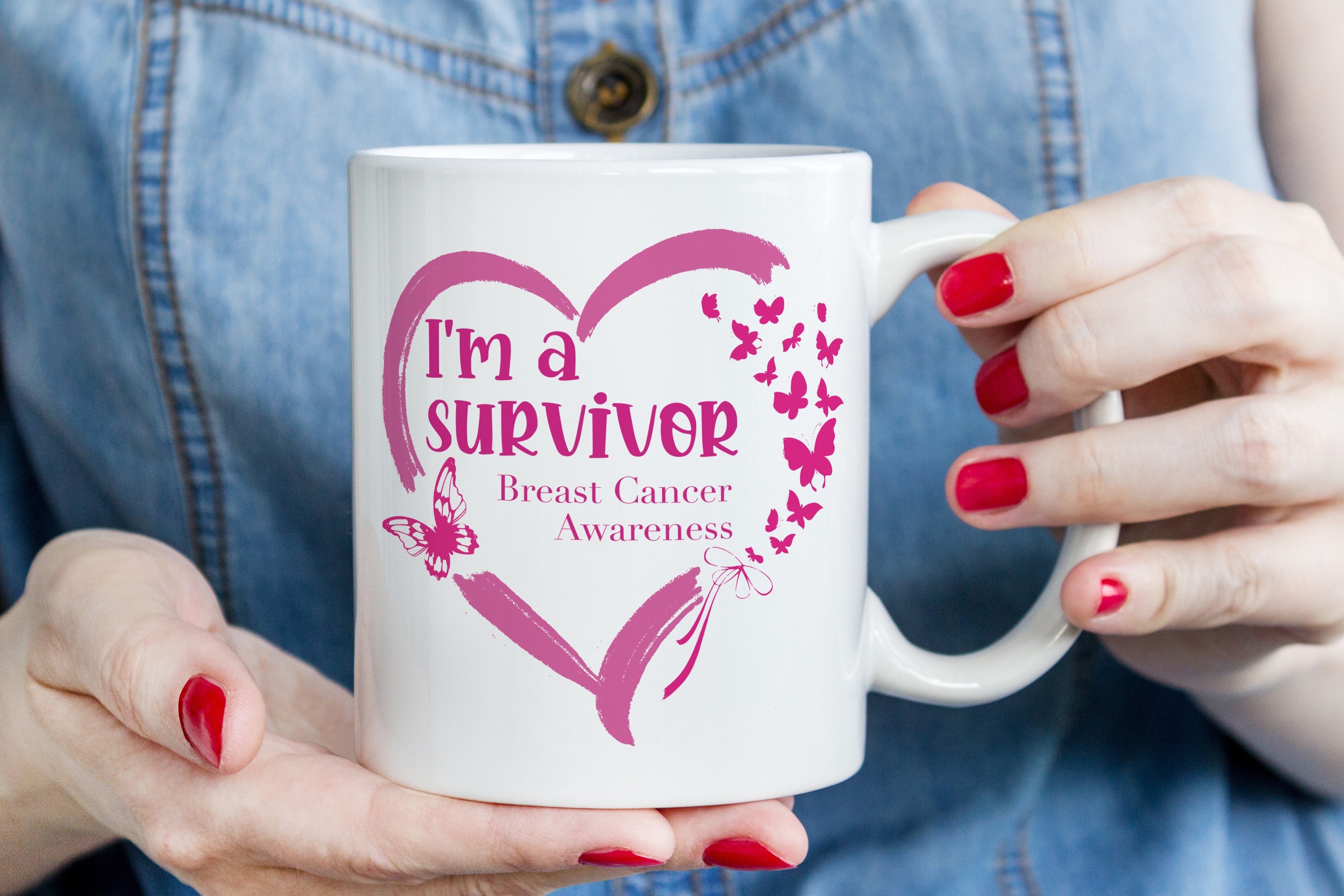 I am a Survivor Breast Cancer Awareness Mug