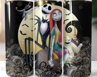 Jack and Sally Stainless Steel Tumbler or Ceramic Mug