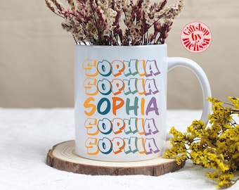 Custom Name Coffee Mug, Personalized Gift For Her