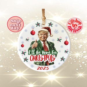 Melania Trump Christmas Ornaments 2025 - Etsy