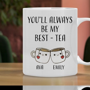 Best Friend Gift, Custom Bestie Mug, Personalized Best Friend Gift, Friendship mug, Friend Birthday, Christmas Gift, Valentines Day