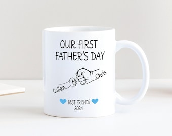 Personalized First Father's Day Mug: New Dad Gift