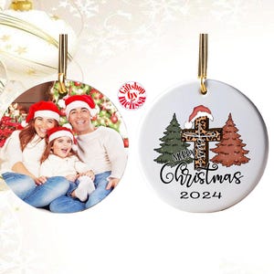 Custom Photo Christmas Ornament: Personalized Family Keepsake