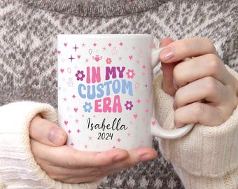 In My Era Custom Coffee Mug - Personalized Mom Gift