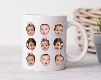 Custom Baby Photo Mug, Personalized Father's Day Gift
