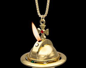 NANA Orb Lighter Necklace Silver - Etsy