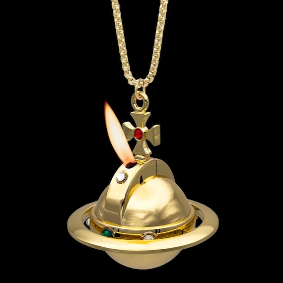 NANA Orb Lighter Necklace Gold - Etsy