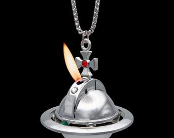 Collar encendedor NANA Orb plateado