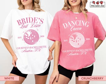 Bride's Last Disco Shirt: Retro Bachelorette Party Tee