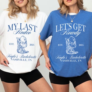 Country Bachelorette Shirt: My Last Rodeo, Texas Bach Party Tee