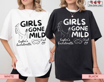 Girls Gone Mild Bachelorette Shirt Spa Weekend Bachelorette Slumber Party Shirts Cozy Bachelorette Pajama Shirts Girls Night In Girls Trip