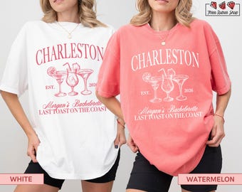 Custom Bachelorette Shirt Social Club Bride Tee Bridesmaid Gift Comfort Colors Bach Party Merch Custom Location Shirt Charleston Girls Trip