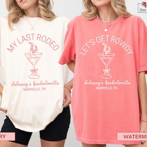 My Last Rodeo Bachelorette Shirt: Country Cowgirl Party Tee
