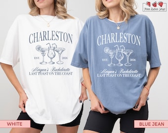 Custom Charleston Bachelorette Shirt: Beach Club Comfort Colors Tee