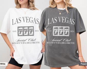 Las Vegas Bachelorette Shirt: Lucky in Love Vegas Trip Tee